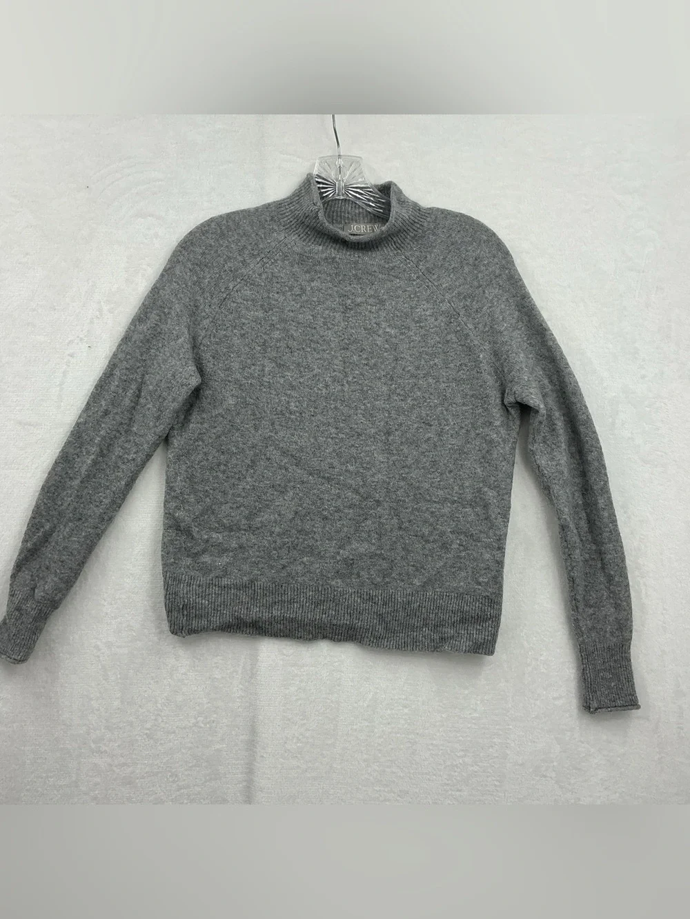 J. Crew Light Gray Mock Neck Sweater 901